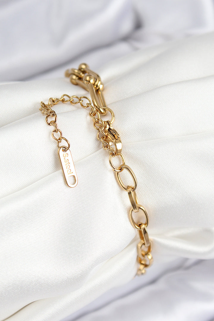 EBJ 316L Steel Tiffany Tree Model Gold Color Women's Bracelet - New York