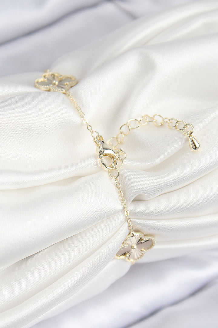 EBJ VIP Rice Clover Model Gold Color Women's Bracelet - Ciudad de Allende