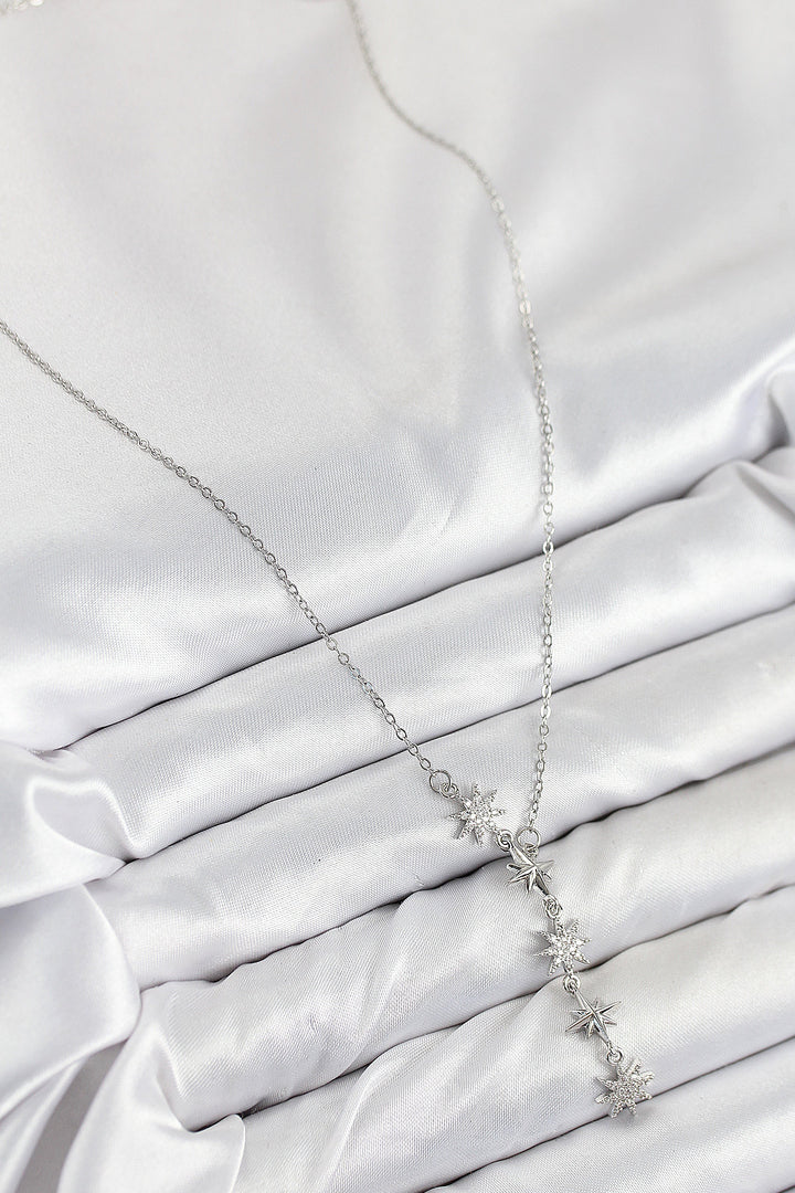 EBJ 316L Stainless Steel Star Design Silver Color Women's Necklace - Cinisello Balsamo