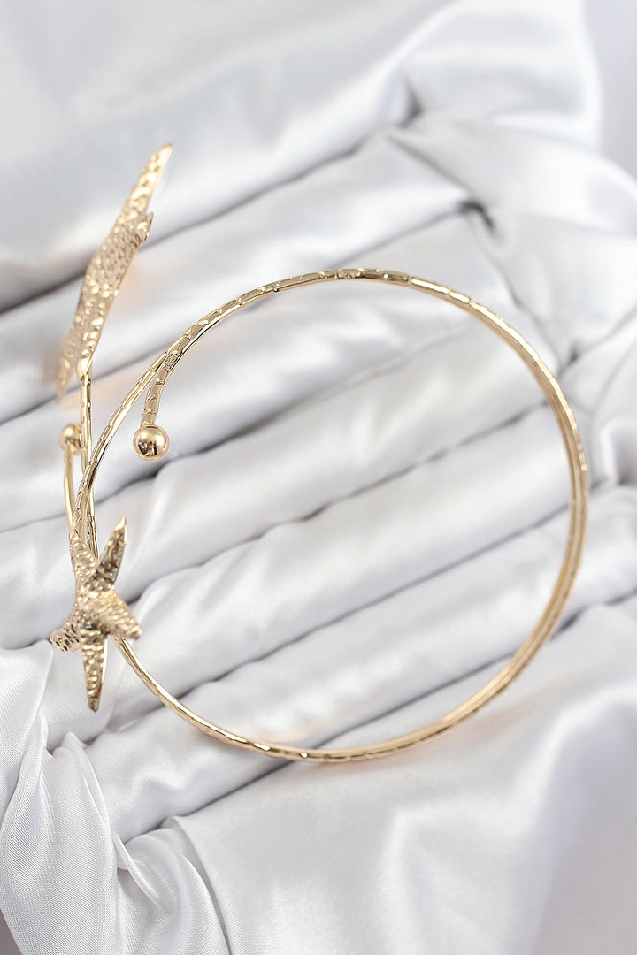EBJ Rice Starfish Model Gold Color Women's Arm Bracelet - Guanajuato