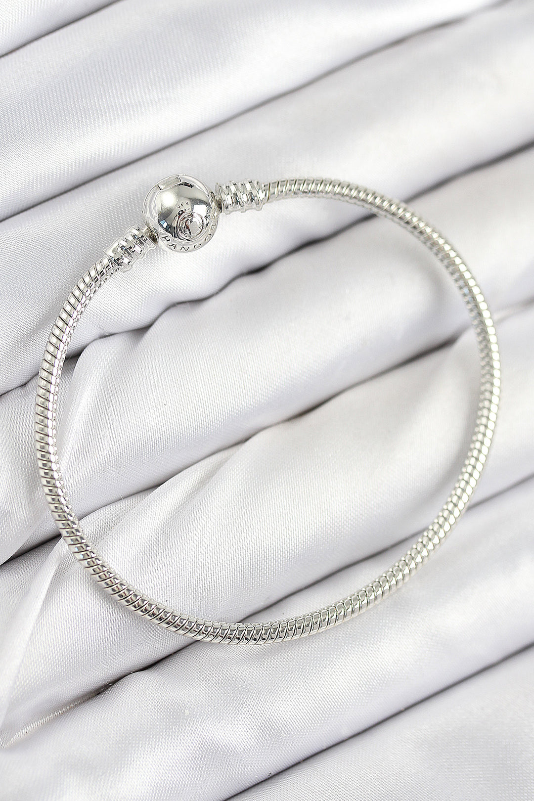 EBJ Rice Charm Bead Model Silver Color Women's Bracelet - Schorndorf