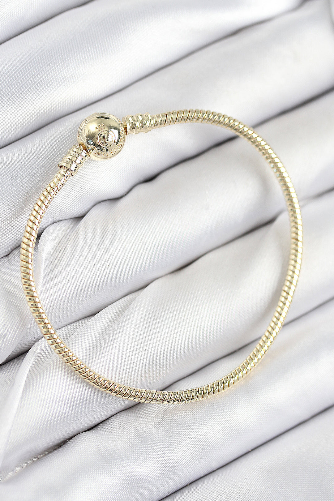 EBJ Rice Charm Bead Model Gold Color Women's Bracelet - Beaumont