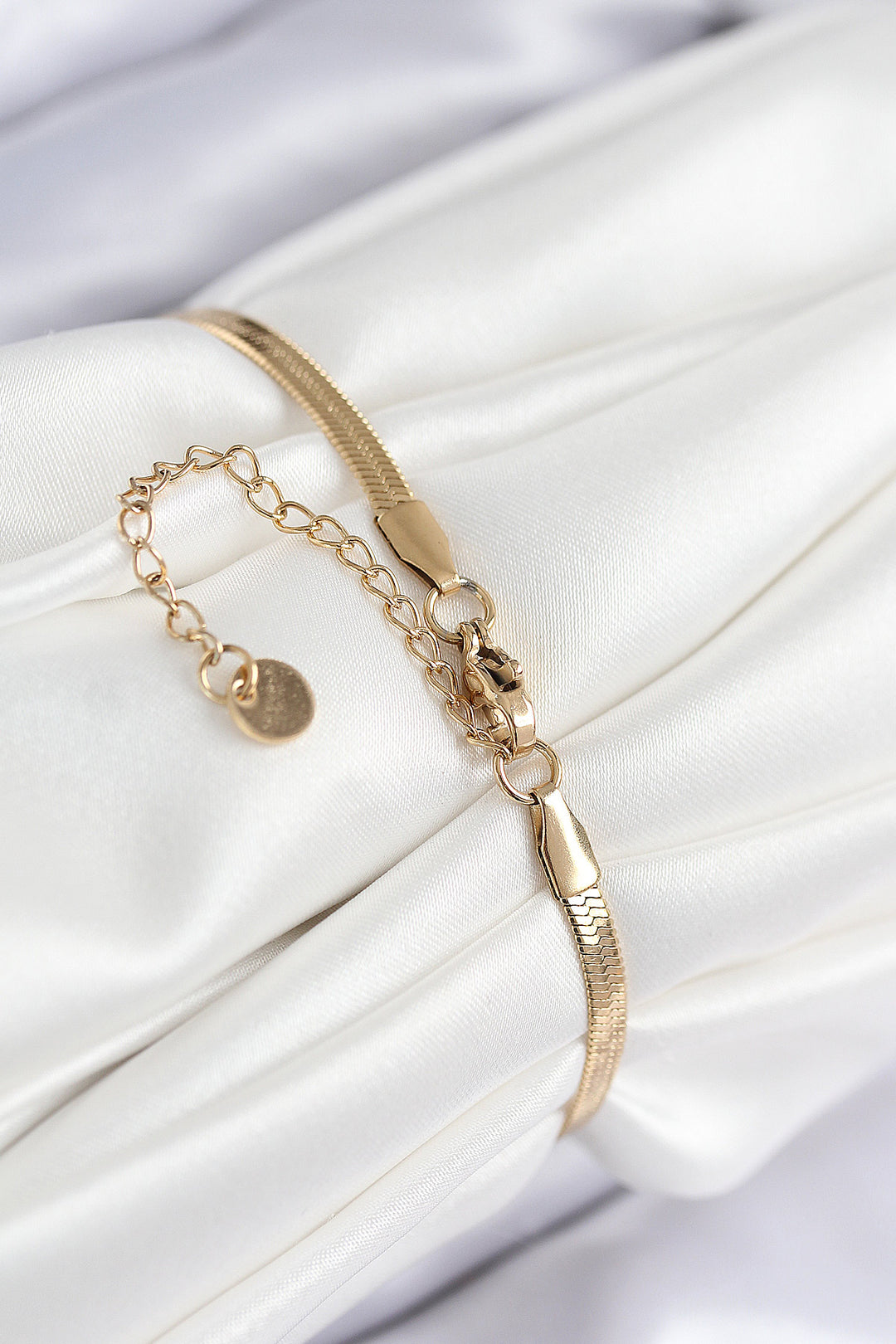 EBJ 316L Steel Evil Eye Detailed Tree of Life Model Italian Chain Gold Color Women's Bracelet - Delano
