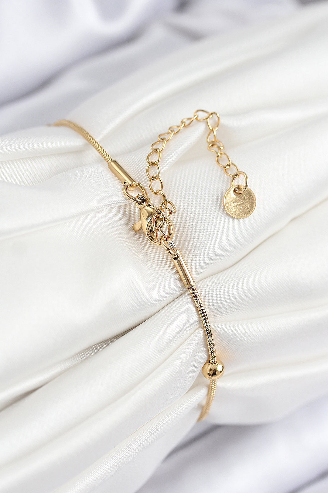 EBJ 316L Steel Bead Model Gold Color Women's Bracelet - Widnes