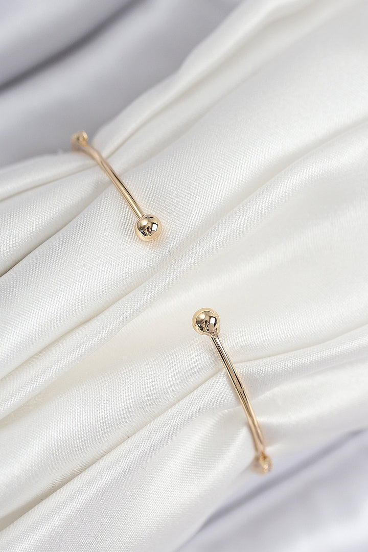 EBJ Rice Zircon Stone Butterfly Model Gold Color Women's Bracelet - Niort
