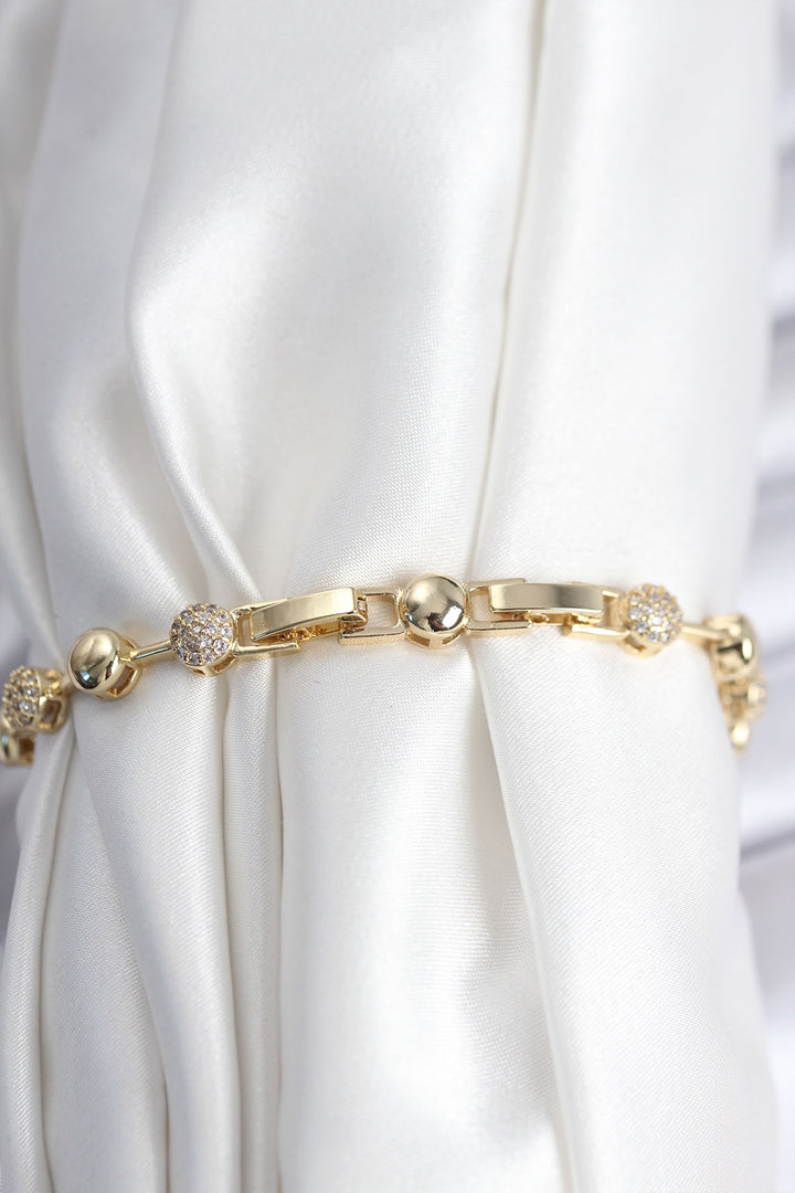 EBJ Rice VIP Series Gold Color Bead Model Women's Bracelet - Istog