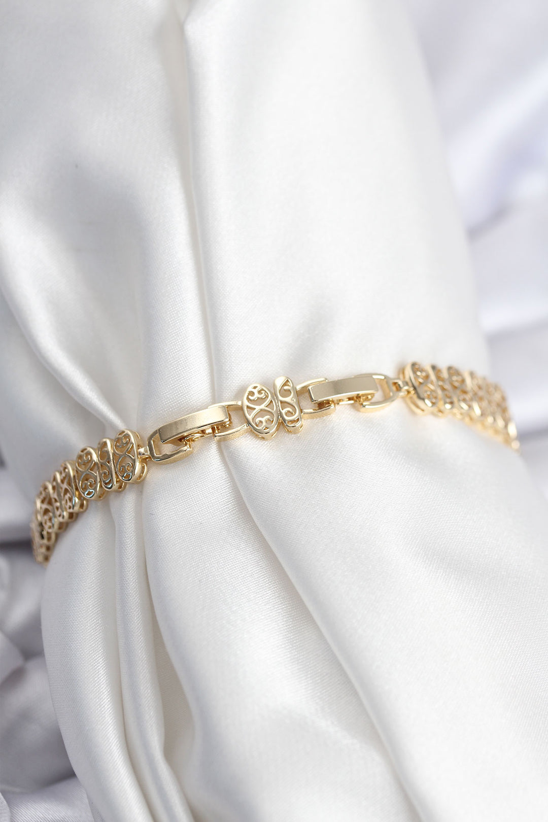 EBJ Rice VIP Series Gold Color Oval Sequined Women's Bracelet - Querétaro