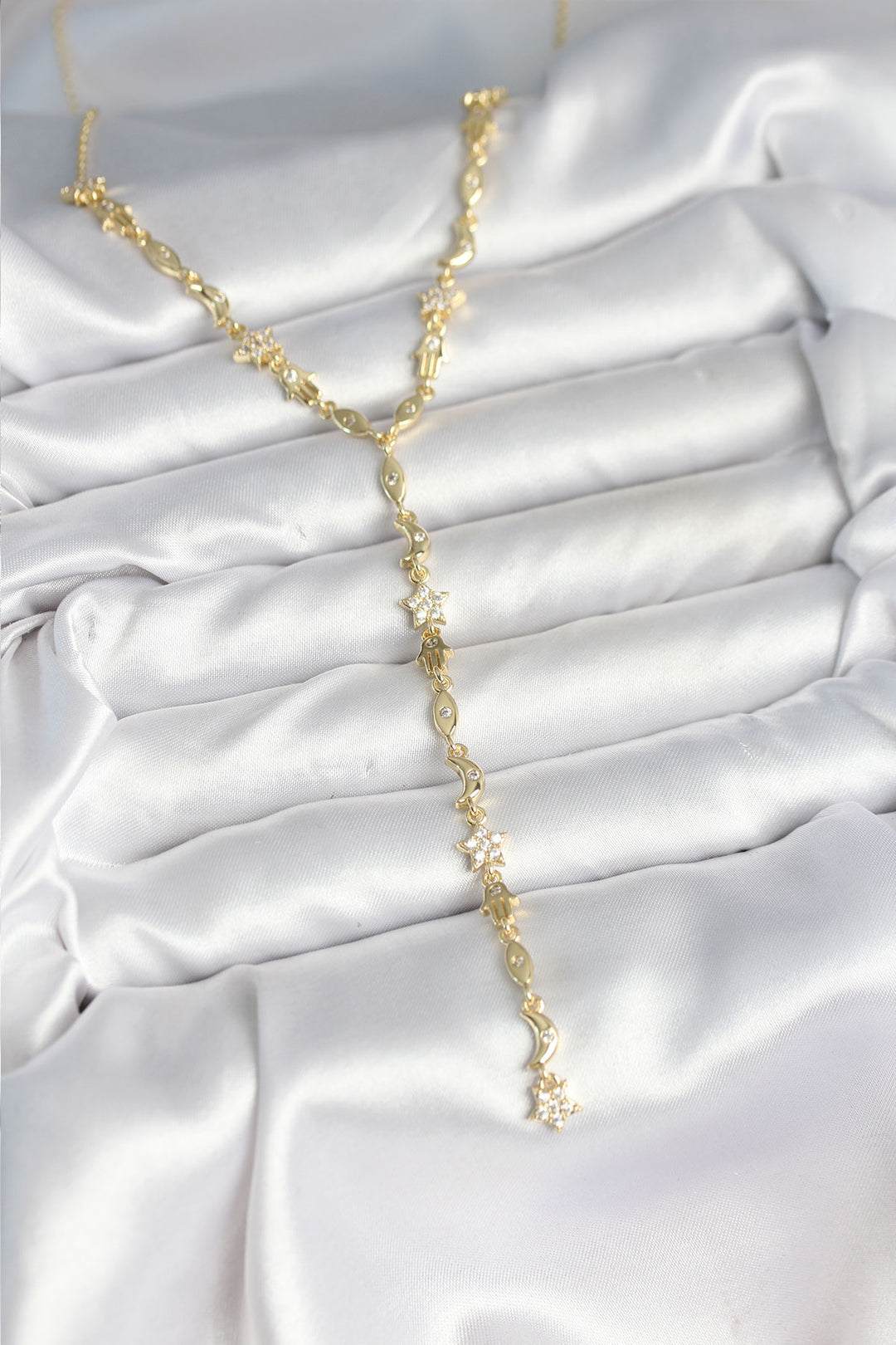 EBJ Pirinç Gold Renk Kadın Manifest Kolye - Douai