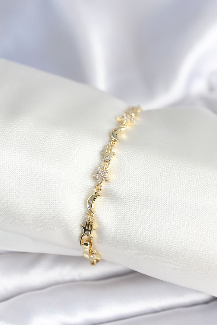 EBJ Pirinç Gold Renk Kadın Manifest Bileklik - Buchholz in der Nordheide