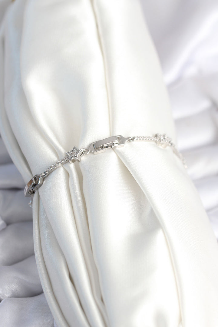 EBJ Rice Silver Color Comet Star Model Women's Bracelet - Wrecsam