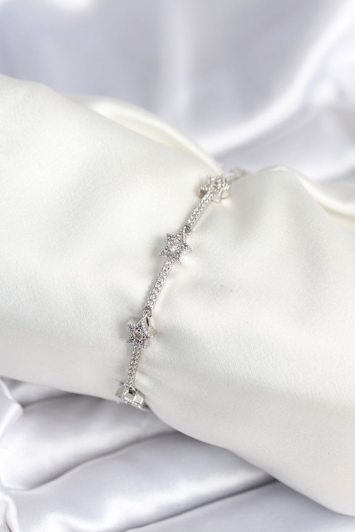 EBJ Rice Silver Color Comet Star Model Women's Bracelet - Wrecsam