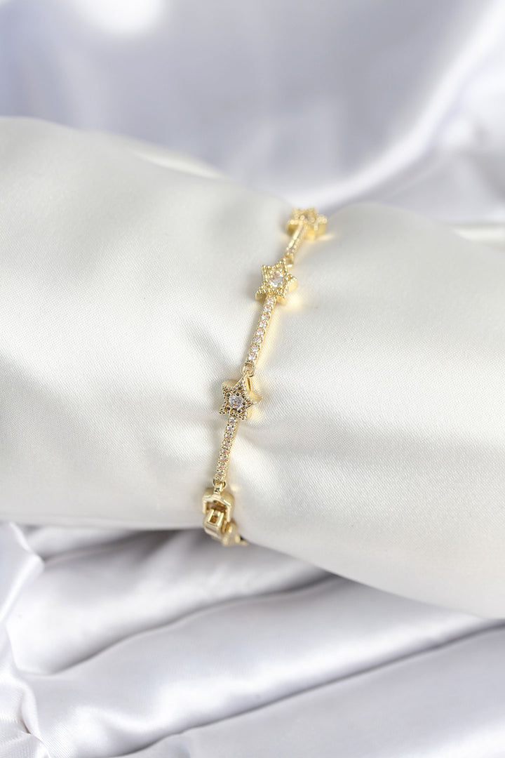 EBJ Rice Gold Color Comet Star Model Women's Bracelet - Mülheim