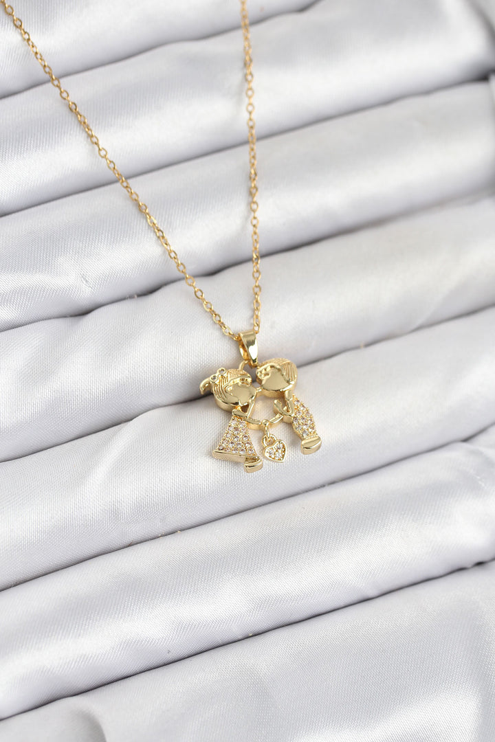 EBJ 316L Steel Chain Gold Color Men Women Necklace Model Girl Necklace - Taylor