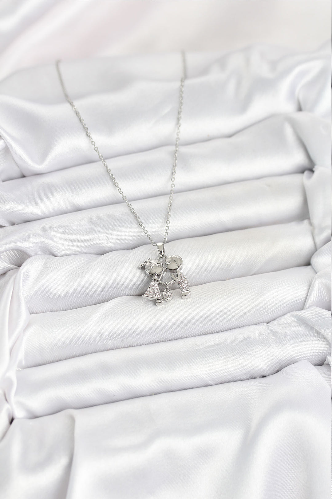 EBJ 316L Çelik Zincir Gümüş Renk Erkek Kız Model Kadın Kolye - Chester