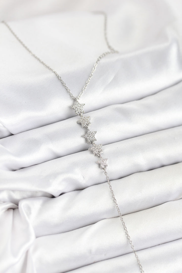 EBJ 316L Stainless Steel Chain Silver Color Star Model Y Necklace - Gavá