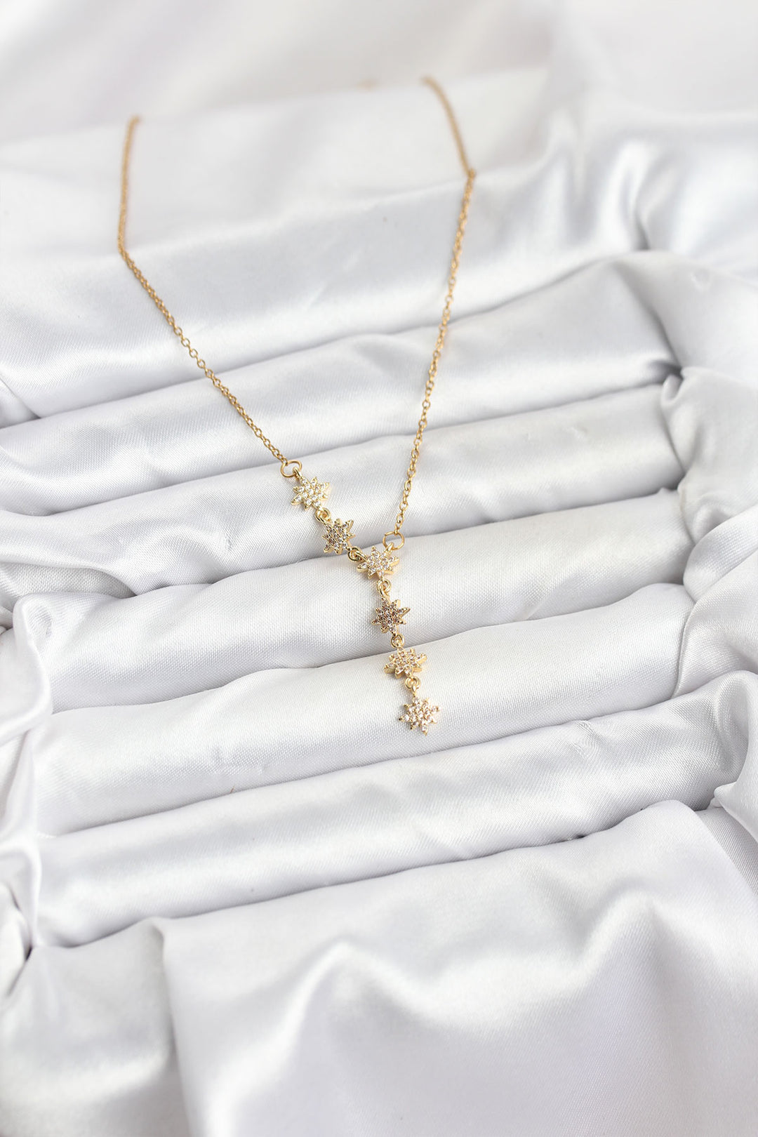 EBJ 316L Stainless Steel Chain Gold Color North Star Model Women's Necklace - The Hammocks