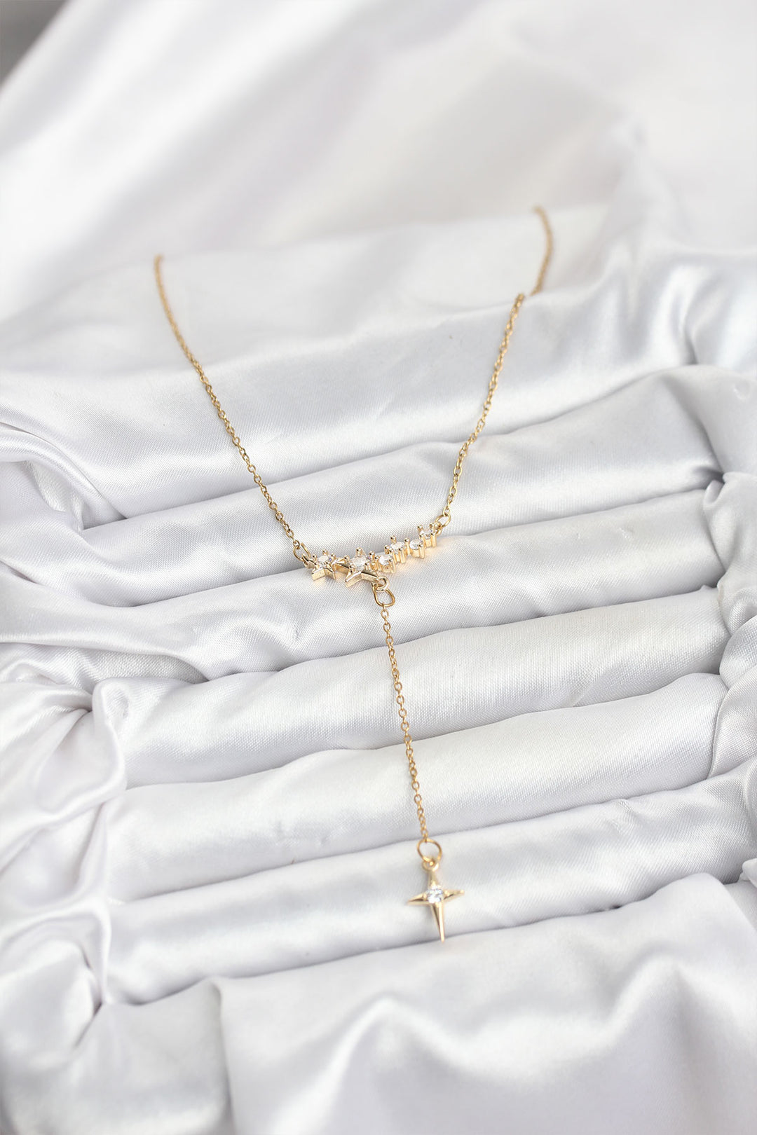 EBJ 316L Steel Chain Gold Color Star Model Y Women's Necklace - Clovis