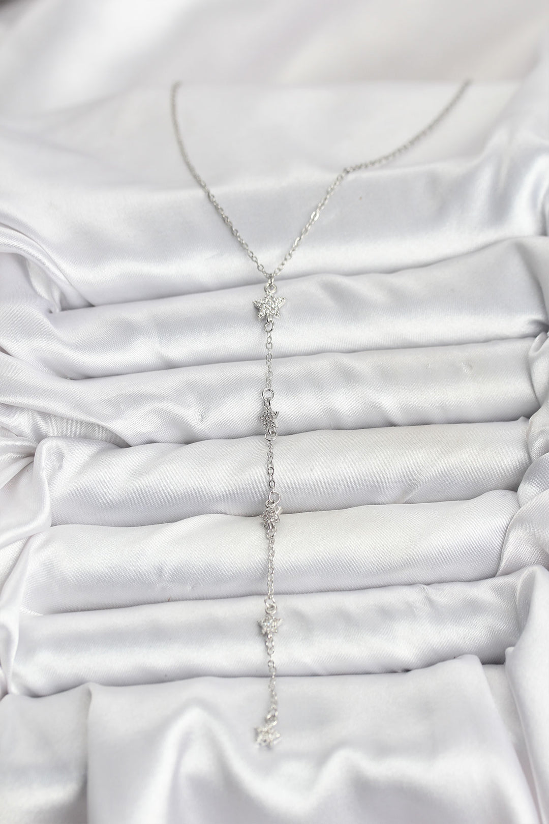 EBJ 316L Çelik Zincir Gümüş Renkli Yıldız Model Kadın Y Kolye - Longview