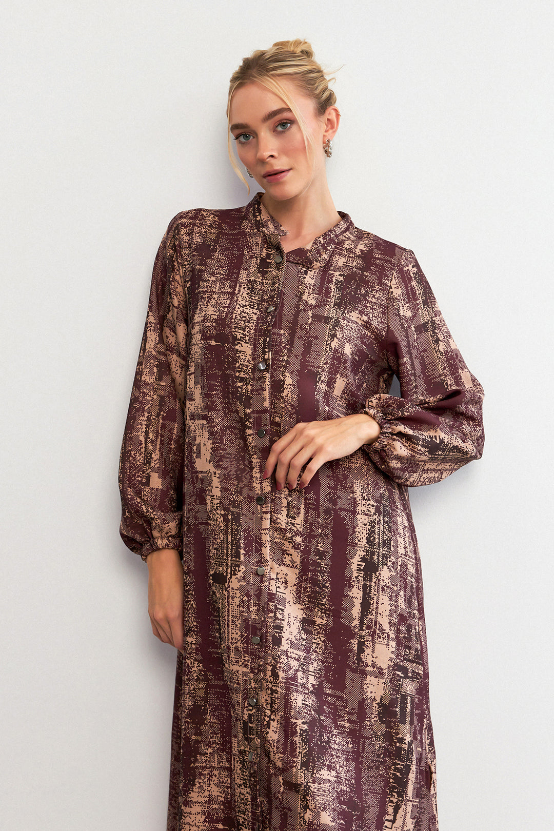ZRF Women Printed Tunic Pantsuit - Lilac - Bridgewater