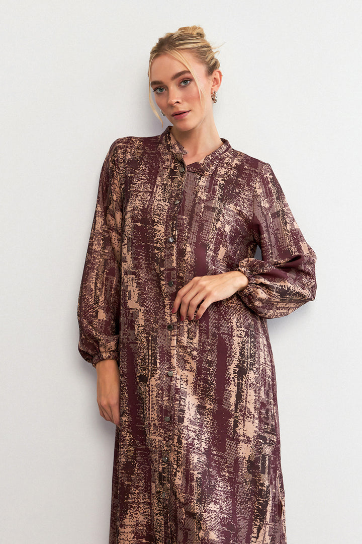 ZRF Women Printed Tunic Pantsuit - Lilac - Bridgewater