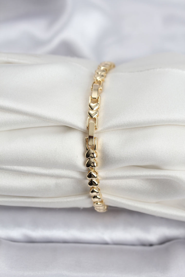 EBJ 14K Gold Renk Kaplama Kalp Model CM Kadın Bileklik - Bolingbrook