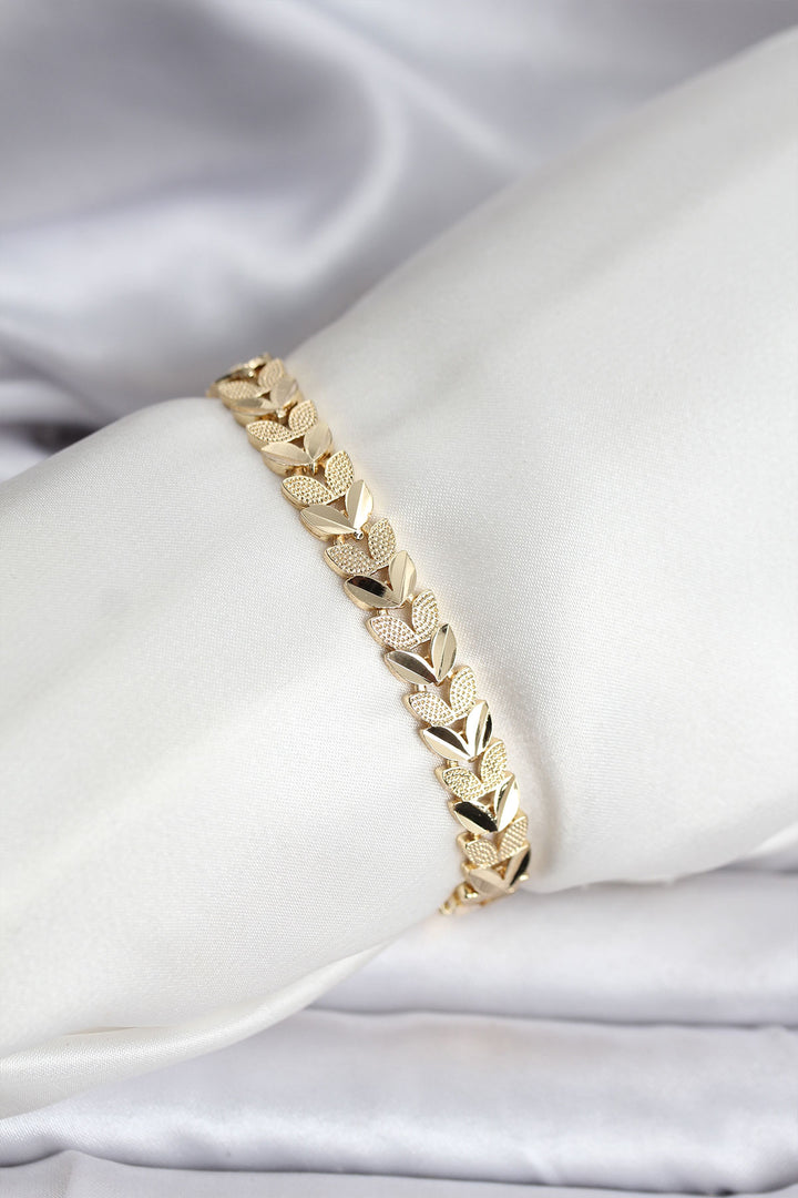 EBJ 14K Gold Renk Kaplama Başak Model CM Kadın Bileklik - Dessau-Rosslau