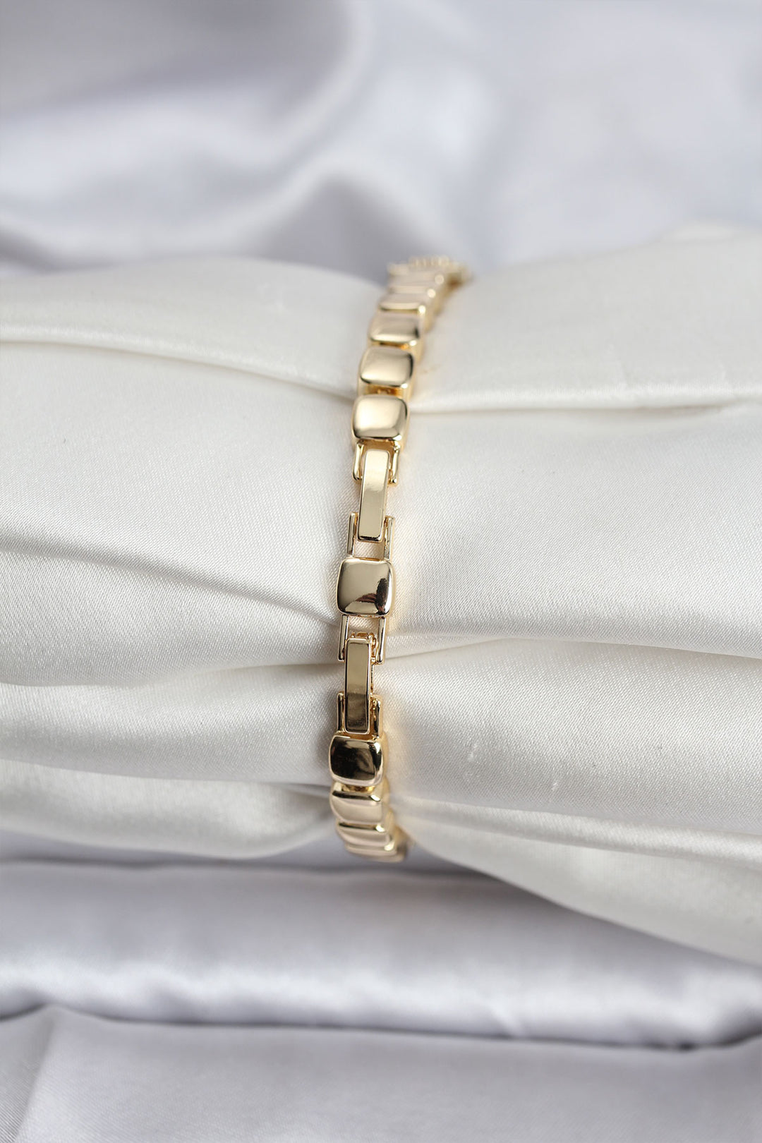 EBJ 14K Gold Plated Zircon Stone Bracelet for Women - Montpellier