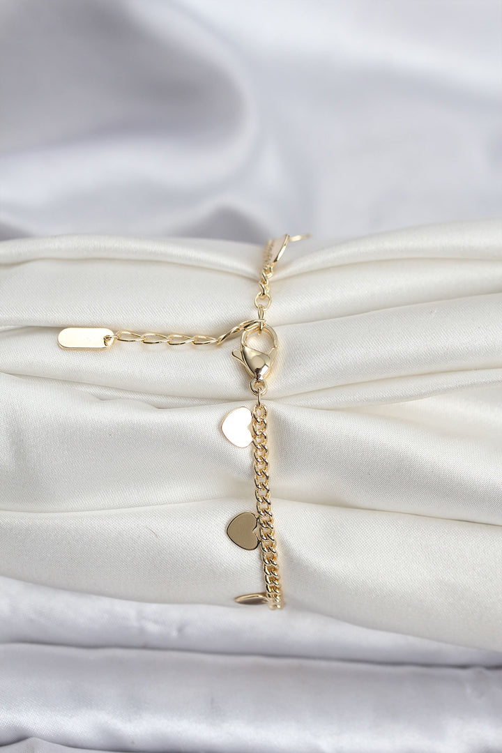 EBJ 14K Gold Renk Kaplama Kalpli Model CM Kadın Bileklik - Atlantic City