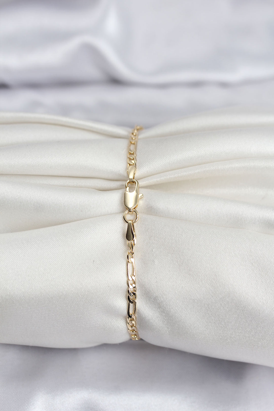 EBJ 14K Gold Color Coated Minimal Chain Model CM Women's Bracelet - Mobile