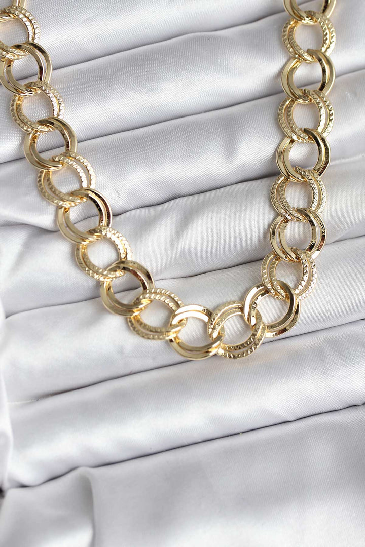 EBJ 14K Gold Color Coated Milky Way Model CM Women's Necklace - Toluca