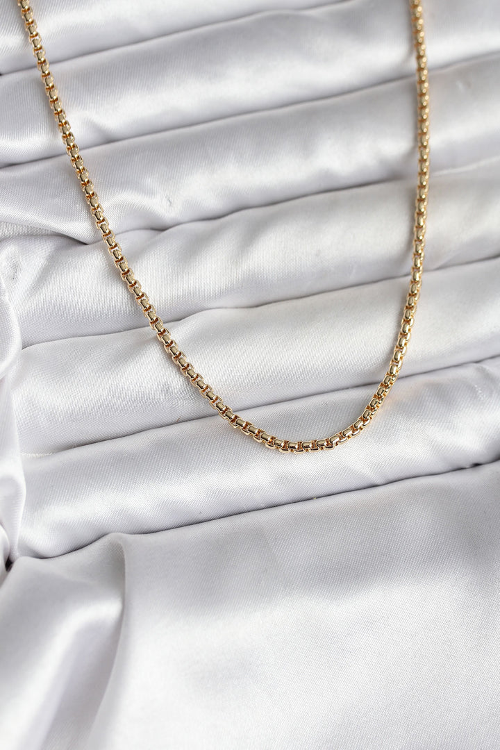 EBJ 14K Gold Renk Kaplama Zincir Model CM Kadın Kolye - Trujillo Alto