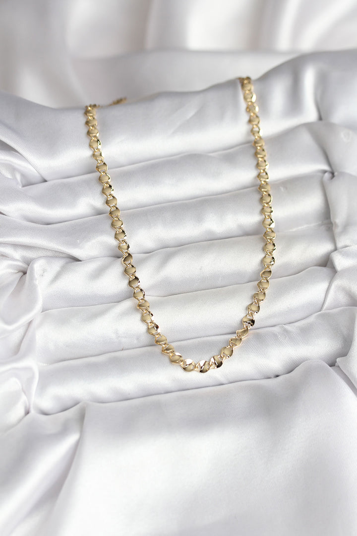 EBJ 14K Gold Renk Kaplama Zincir Model CM Kadın Kolye - Melchor Ocampo