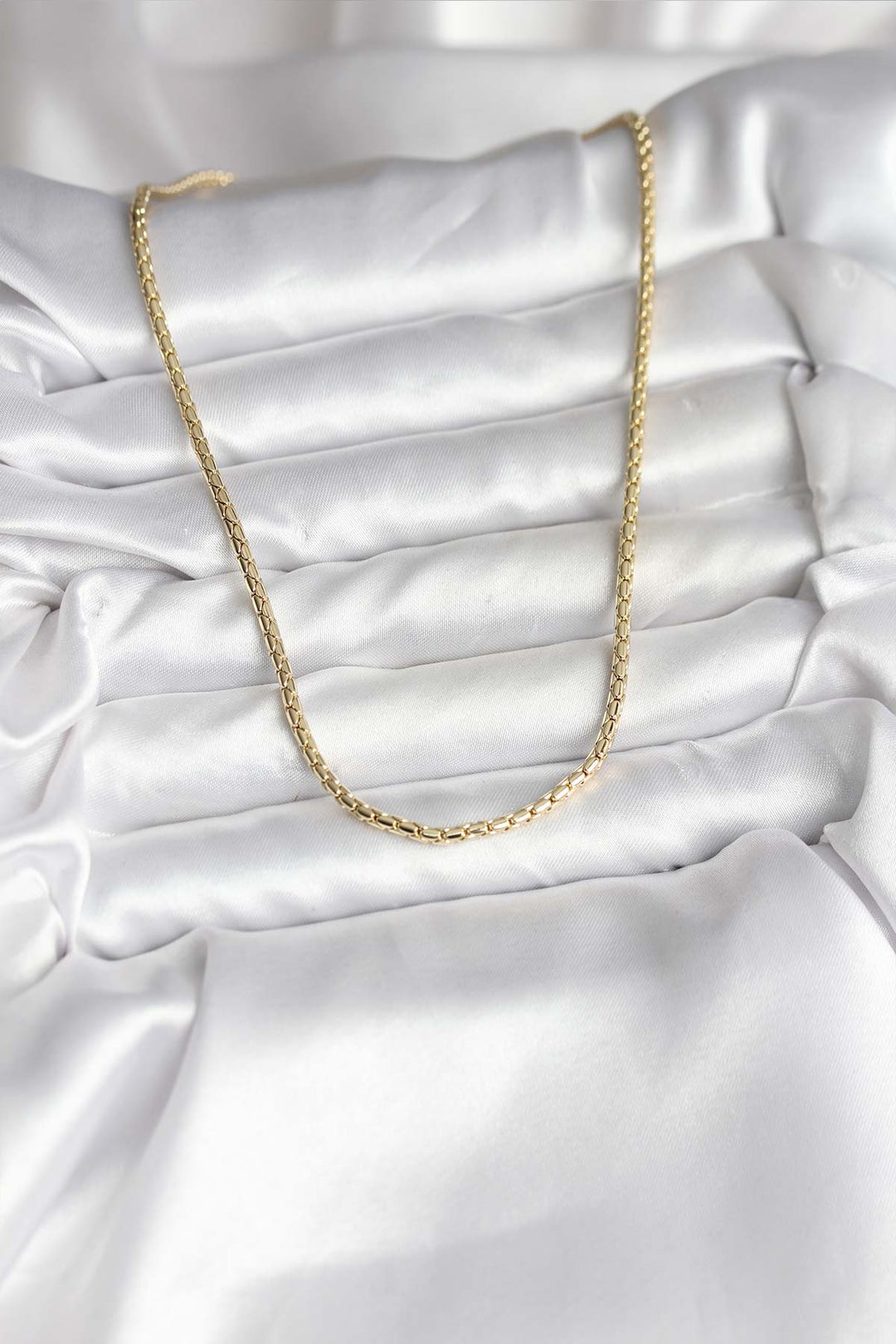 EBJ 14K Gold Renk Kaplama Zincir Model CM Kadın Kolye - Coral Gables