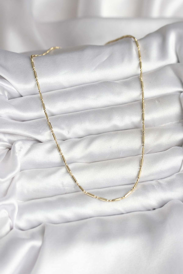 EBJ 14K Gold Renk Kaplama Zincir Model CM Kadın Kolye - Mount Vernon