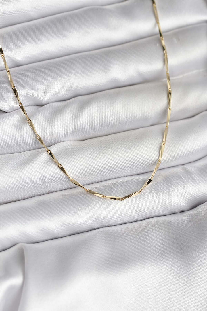 EBJ 14K Gold Renk Kaplama CM Kadın Kolye - Ferrara