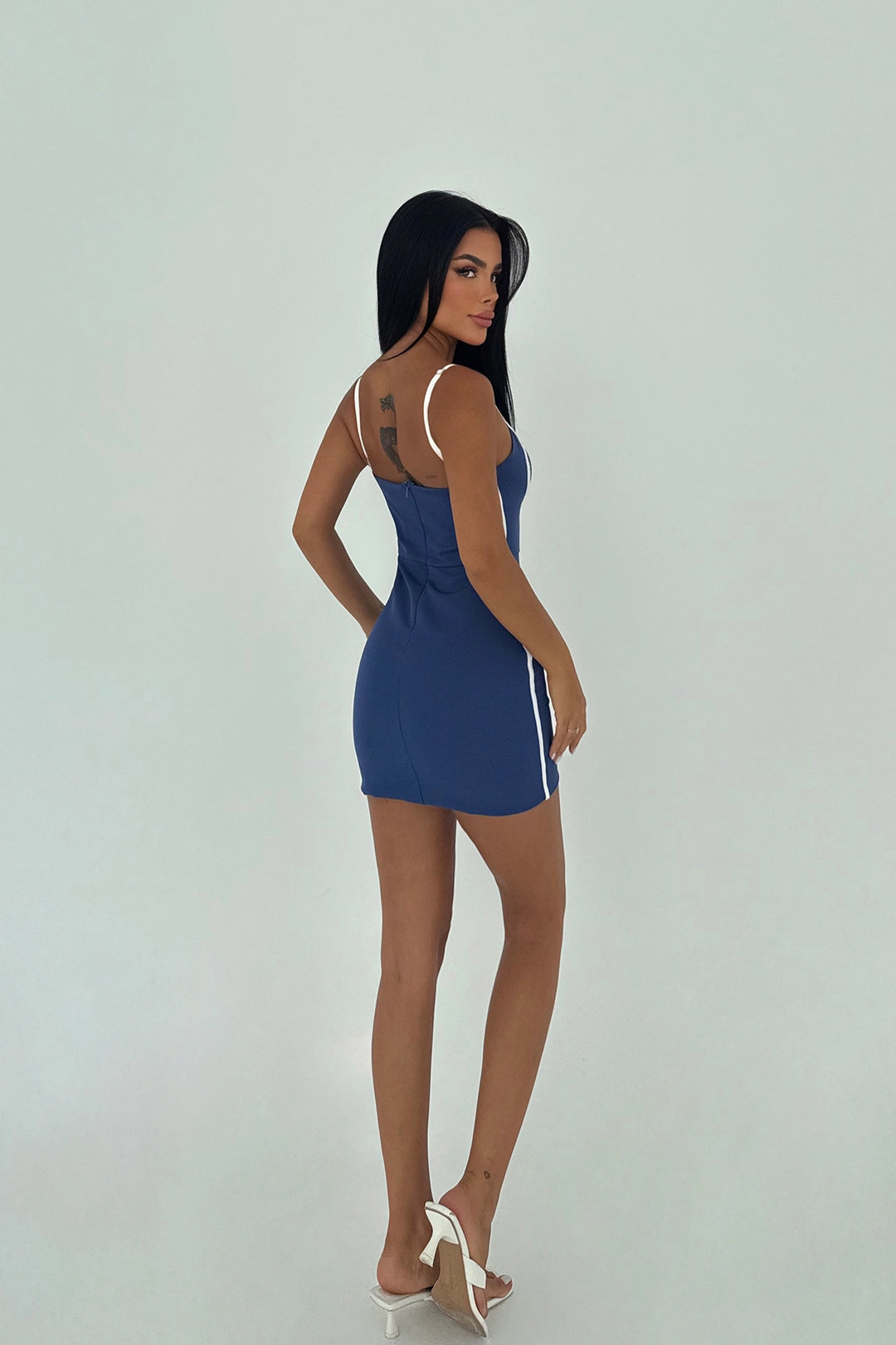 EYY Women Indigo Strapless Mini Dress - Fairborn