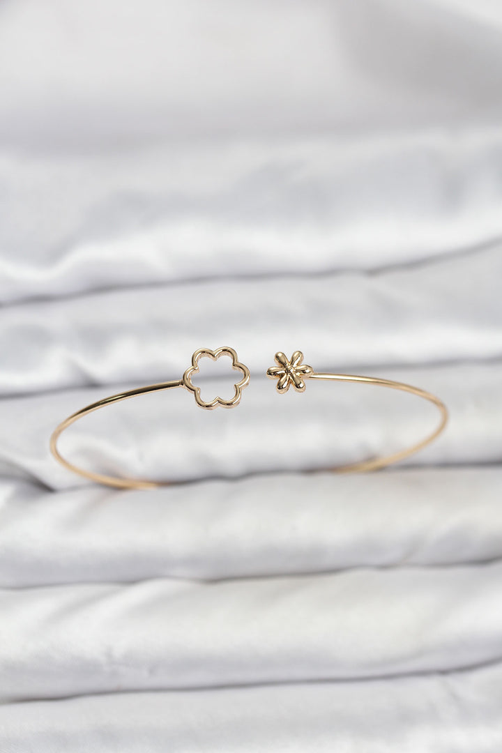 EBJ Lotus Model Gold Color Bracelet - Lombard