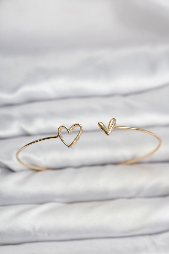 EBJ Kalp Model Gold Renk Bileklik - Cunduacán