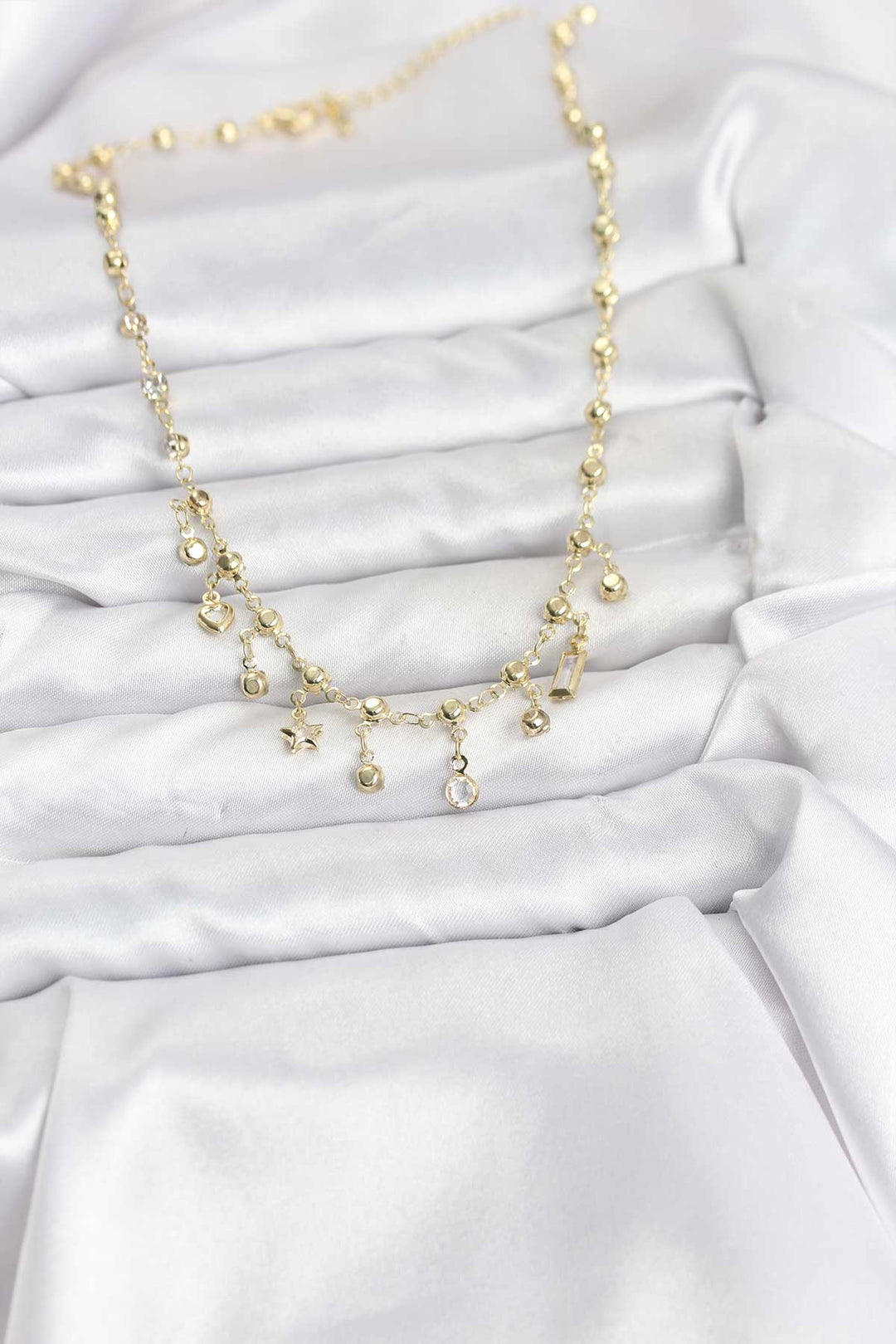 EBJ 316L Çelik Zincir Gold Renk Kolye - Manalapan