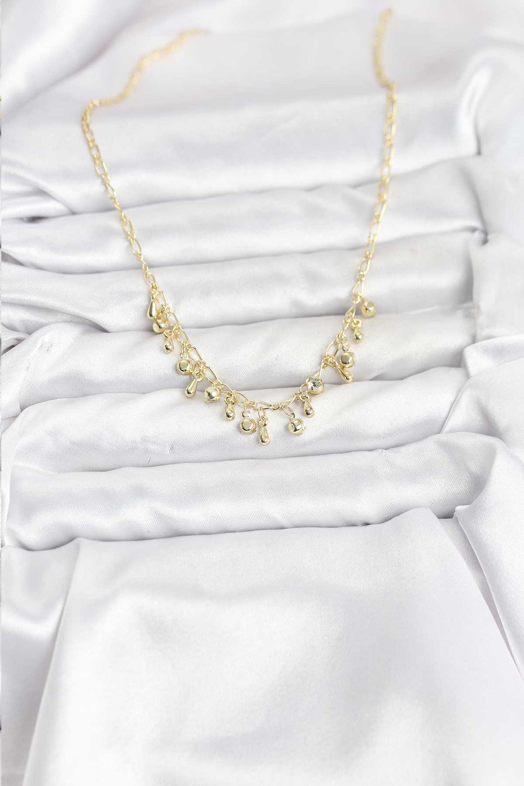 EBJ 316L Çelik Zincir Gold Renk Kadın Kolye - Romford