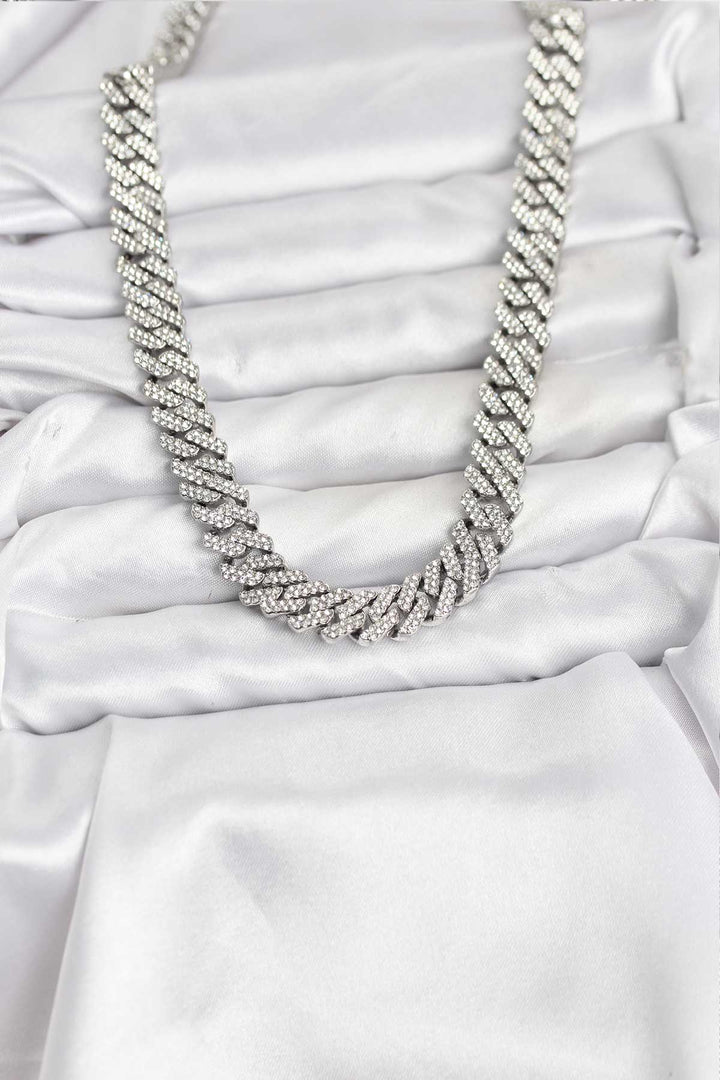 EBJ Pirinç Cuba Chain Gurmet Model Kolye - Valenciennes