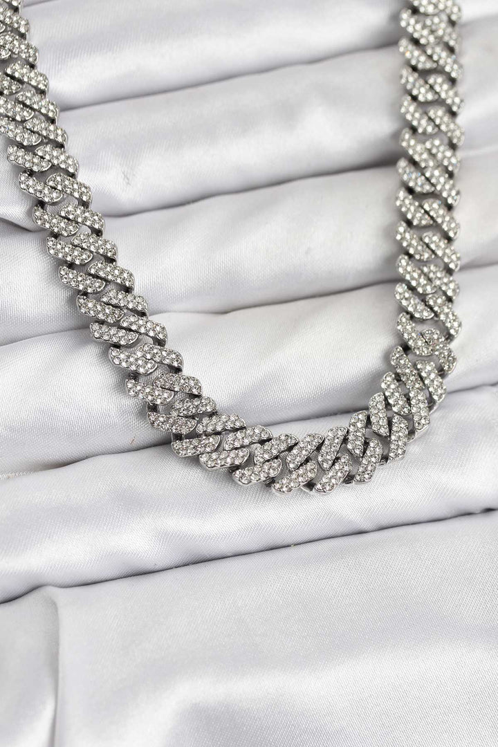 EBJ Pirinç Cuba Chain Gurmet Model Kolye - Valenciennes