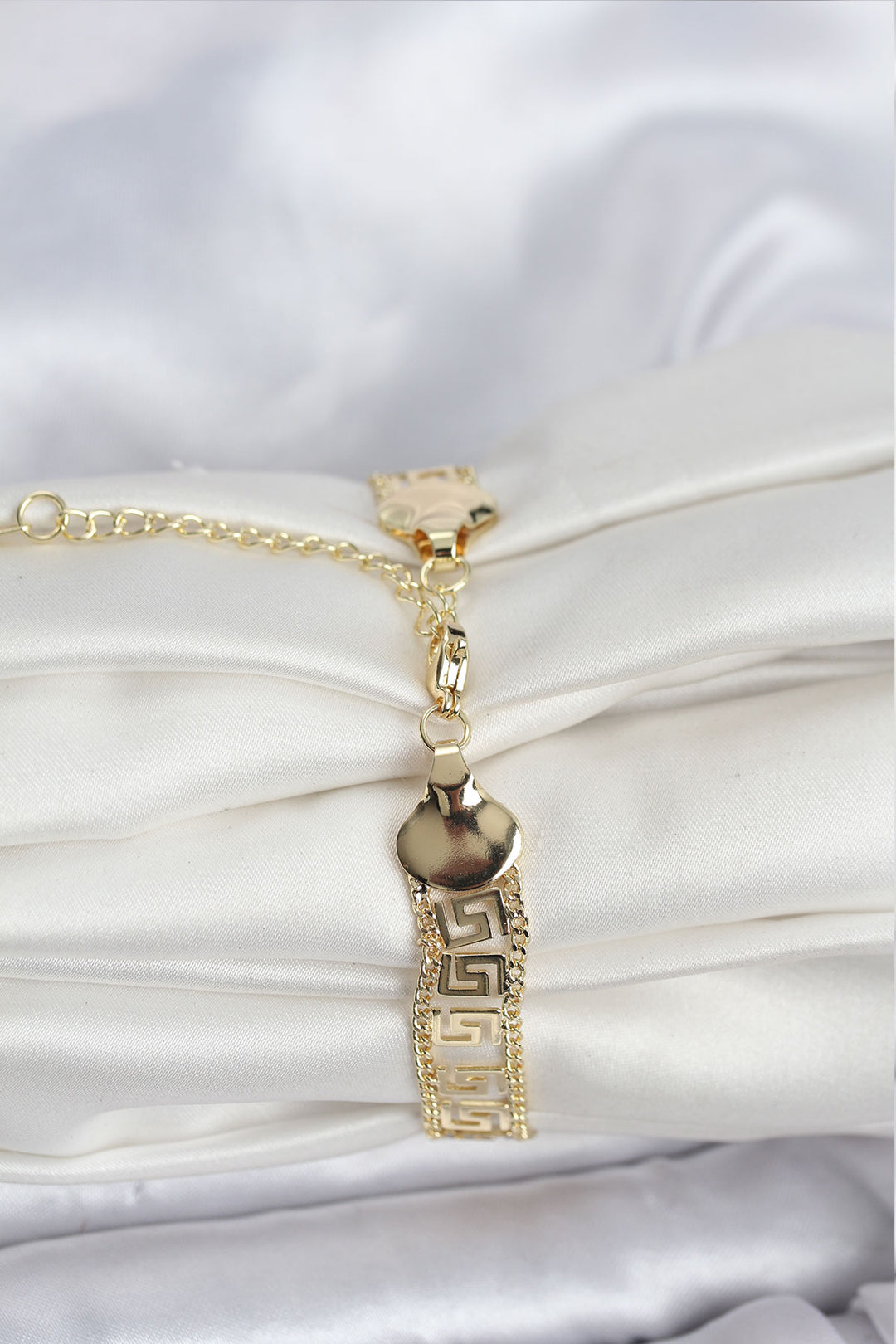 EBJ 316L Çelik Gold Renk Labirent Model Kadın Bileklik - Idaho Falls