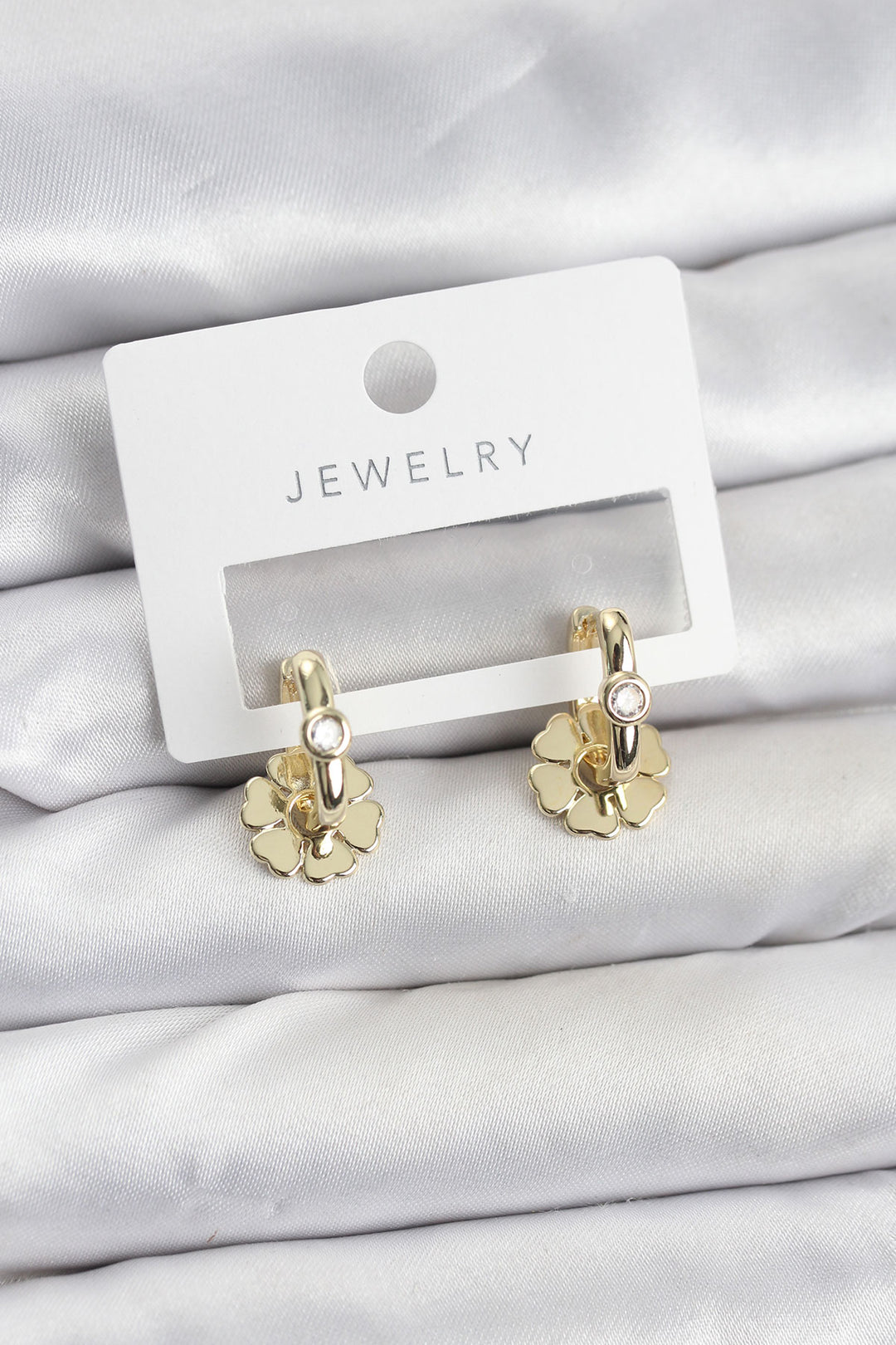 EBJ Gold Color Rice Grain Women Immigrant Earrings - Gaithersburg
