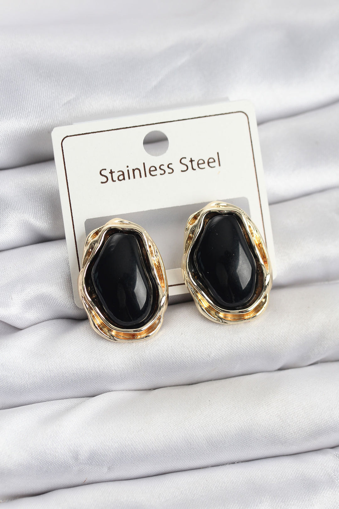EBJ Black Drop Model Rice Vintage Women's Earring - Soria