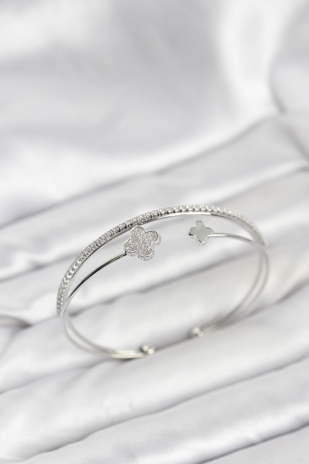 EBJ Yonca Model Rice Silver Color Women's Bracelet - Terrebonne
