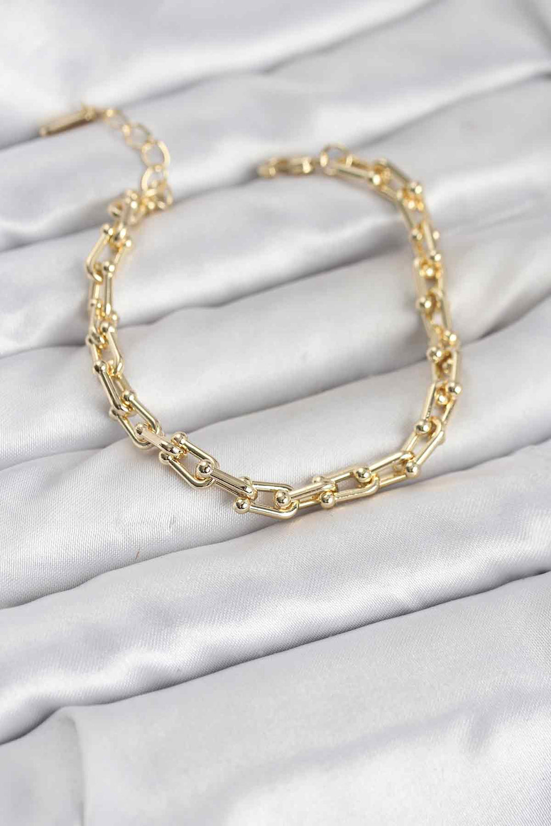 EBJ Gold Color Tiffany Model Brass Women's Bracelet - Zempoala