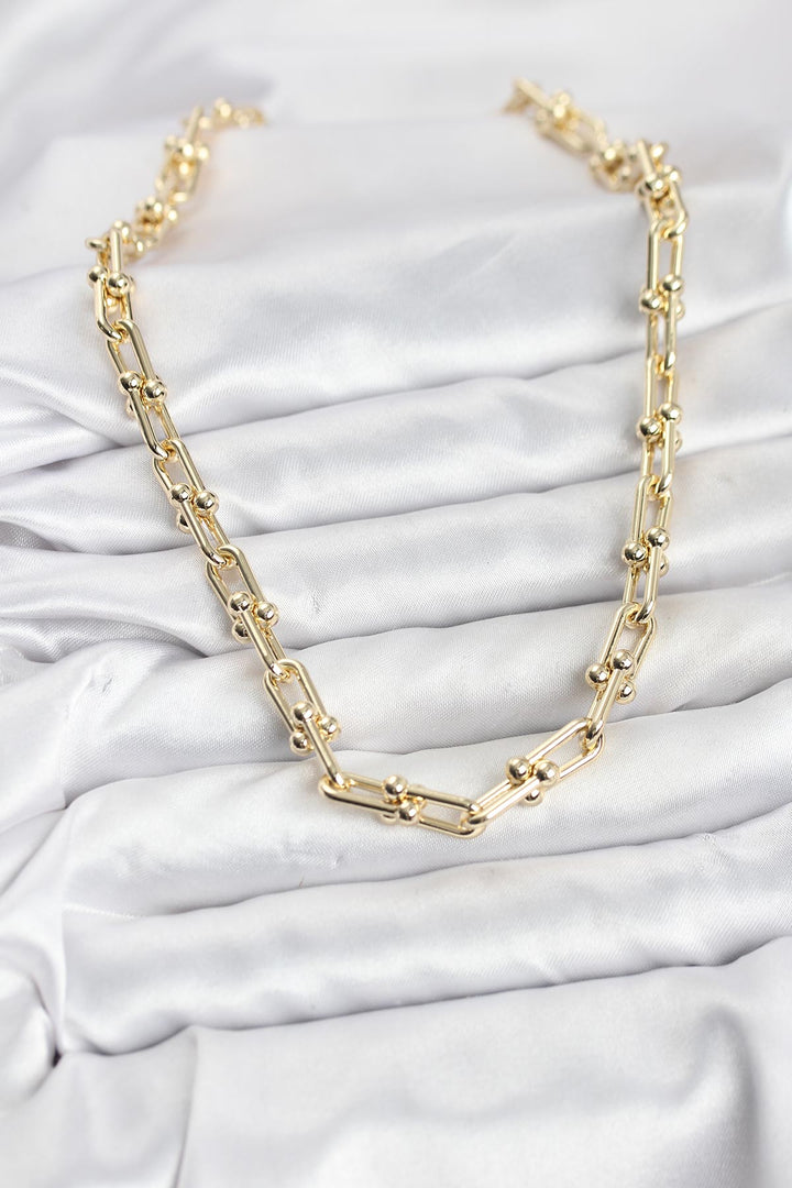 EBJ Rice Gold Color Tiffany Model Women's Necklace - East Orange