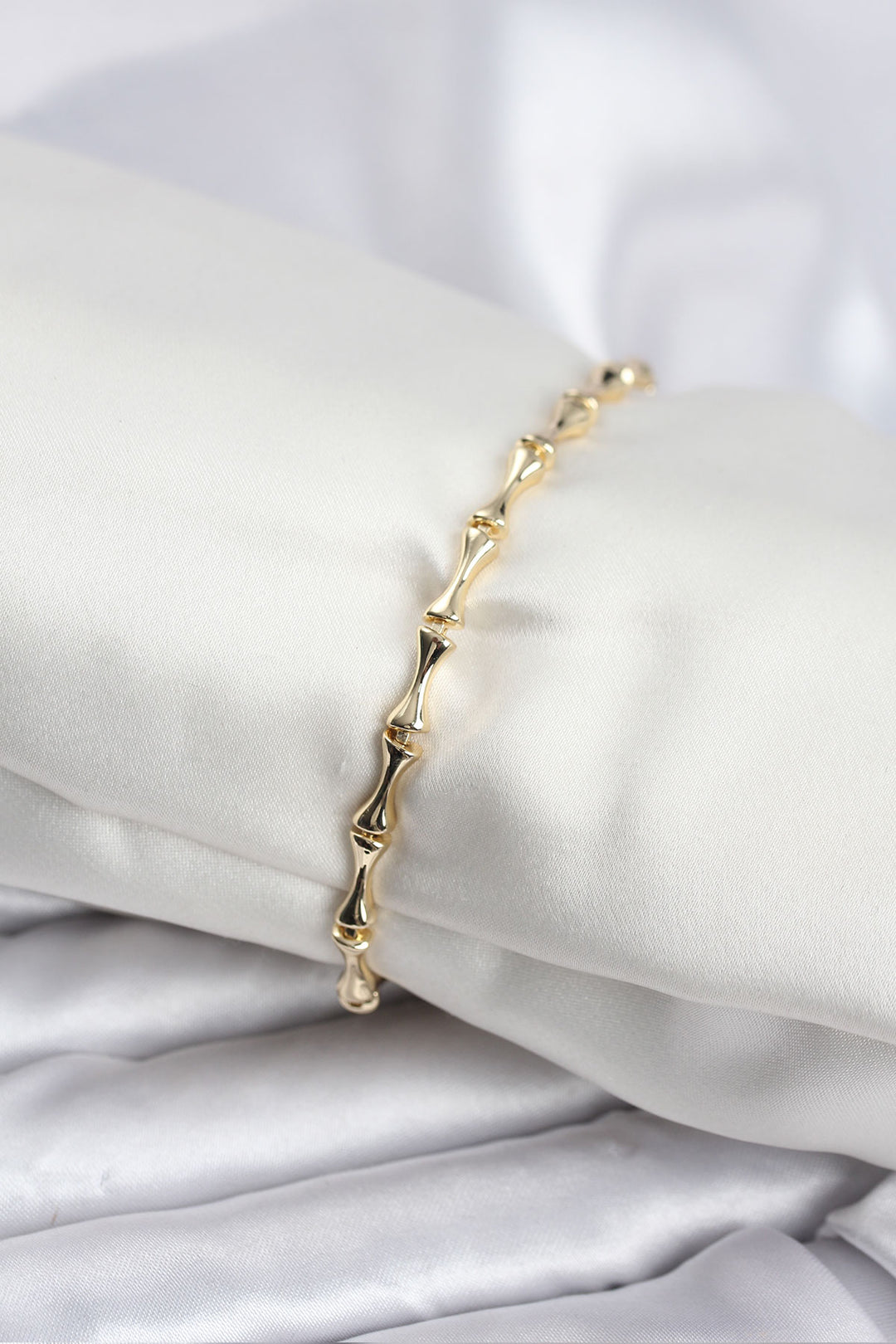 EBJ Rice Gold Color VIP Series Thin Bone Model Zircon Stone Women's Bracelet - Bad Oeynhausen