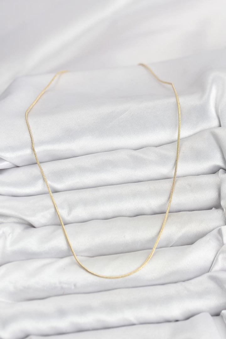 EBJ CM 14K Gold Renk Yılan Zincir Model Kadın Kolye - Hampstead